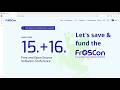 Let's save FroSCon