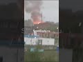 В Смоленске горит кирпичный завод