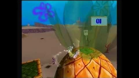 (GC) BfBB: On Top of the Pineapple w/o A Button