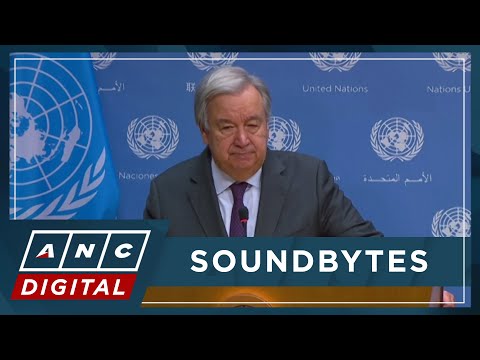 FULL: UN Chief condemns Hamas' abhorrent attacks, 'deeply distressed' by Israel plan for Gaza siege