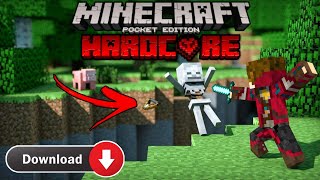 How To Download Hardcore Mode In Minecraft PE 1.17+ | Java Edition Hardcore Mode | 2021 screenshot 3