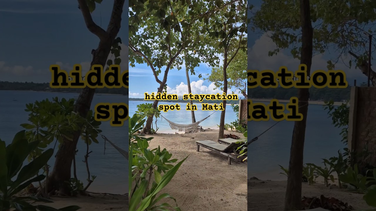 Hidden staycation spot in Mati, Davao Oriental. Details in comments 