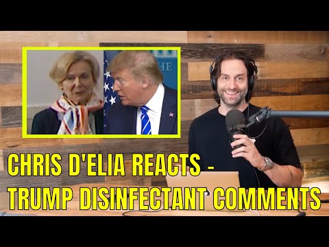 Chris D'Elia Reacts to Trump's Disinfectant Comments