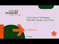 ATypI Brisbane 2024 | Nat McCully | Text Layout Challenges With Non-Square CJK Fonts