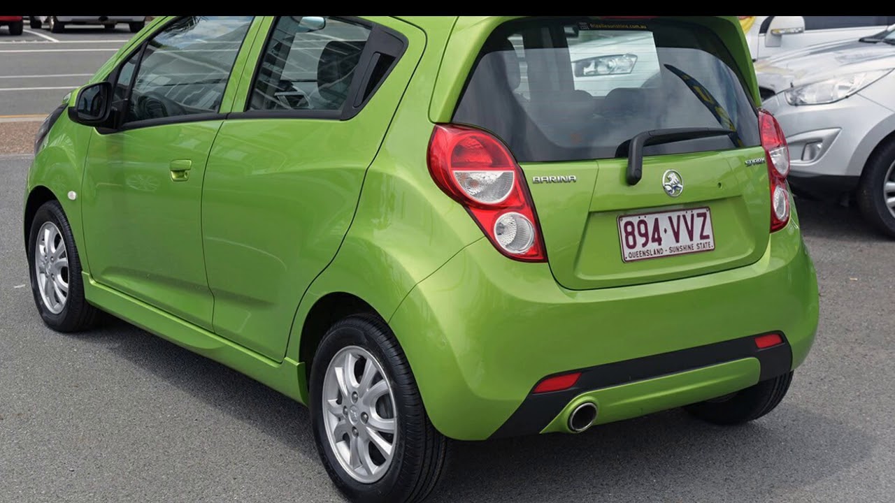 2015 Holden Barina Spark MJ MY15 CD Green 5 Speed Manual Hatchback
