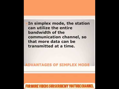 #advantagesofsimplexmode What are