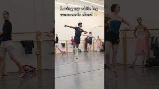 loving my white legs warmers in ballet class! #ballet #profesionaldancer #dance #dancer #dancerlife