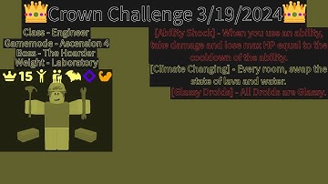 Crown Challenge 3/19/2024 - Randomly Generated Droids