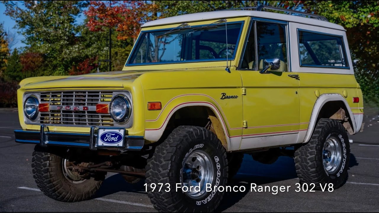 1973 Ford Bronco Ranger 302 V8 Engine