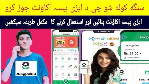 How To Create EasyPaisa Account|in 2023|&pashto|technical ibrar khan