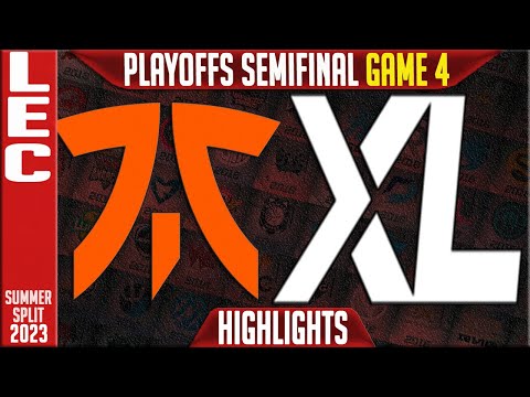 FNC vs XL Highlights Game 4 | LEC Summer 2023 Playoffs Lower Semifinal | Fnatic vs Excel G4