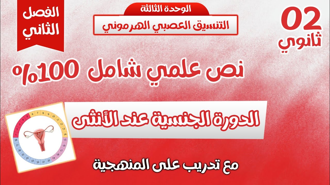 نص علمي التنسيق العصبي الهرموني | ثانية ثانوي