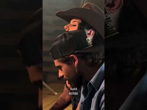 Momento dos bastidores  do clipe Zé Felipe e Ana Castela  #zefelipe #sertanejo  #anacastela