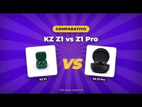 KZ Z1 x KZ Z1 Pro: O COMPARATIVO DEFINITIVO para 2026!