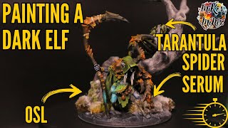 How to Paint A Dark Elf Miniature: Miniature Painting Tutorial