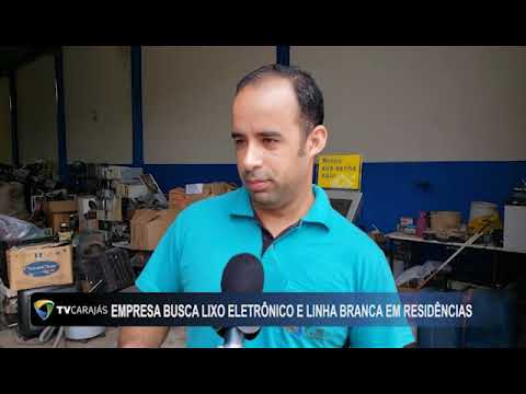 Empresa de Campo Mourão busca lixo eletrônico e linha branca em residências