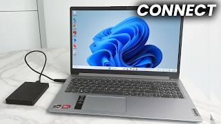 How To Connect External Hard Drive To Laptop - Tutorial