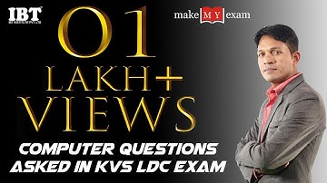 Computer Questions asked in KVS LDC Exam 2015 & Expected question in KVS LDC 2018 exam