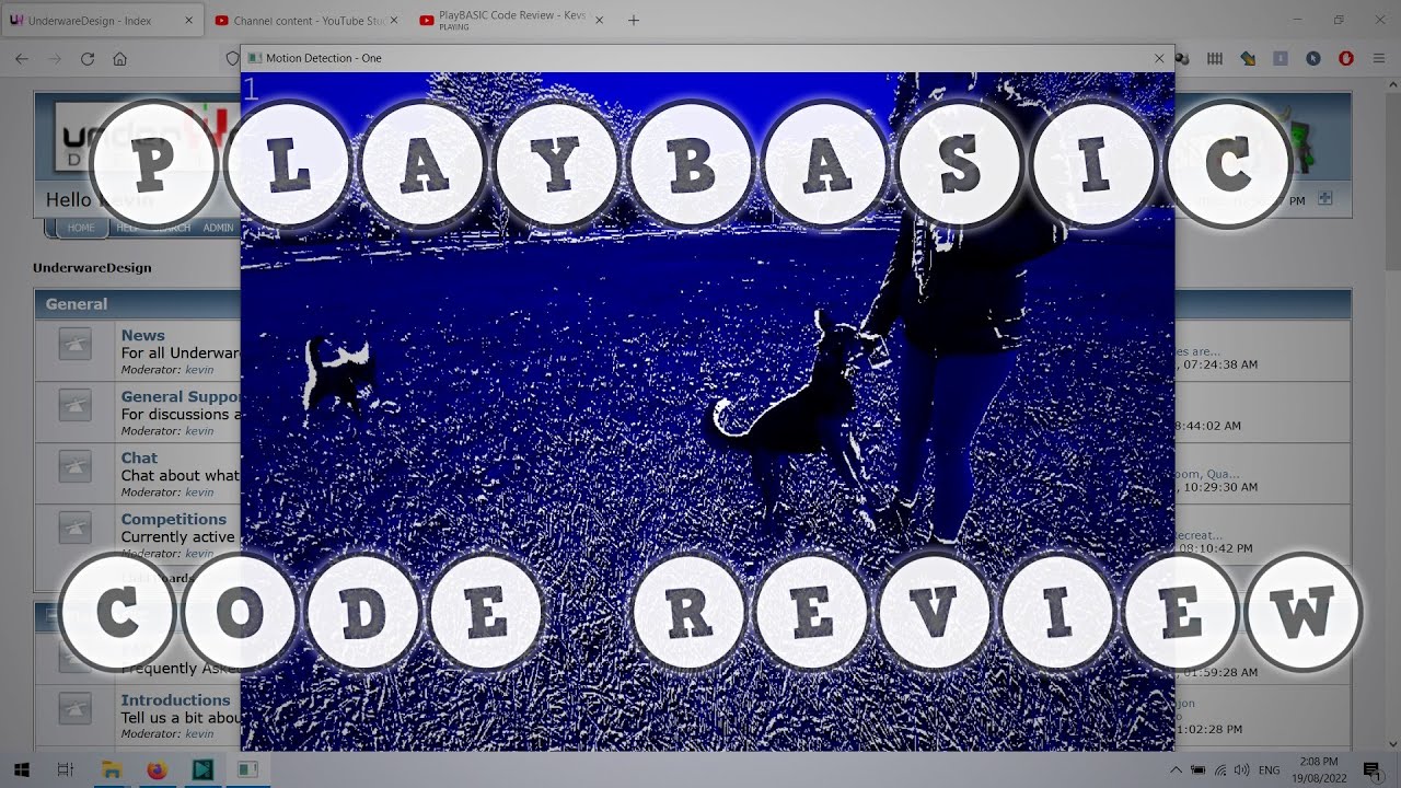 PlayBASIC Code Review - Kevs Version of Scotts Motion Detection (2022 ...