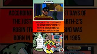 When did the original Robin 💀?