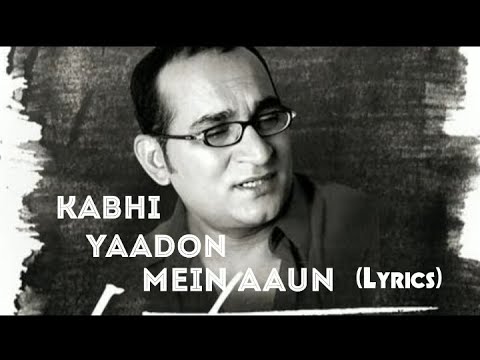 Kabhi Yaadon Mein Aaun Lyrics  Abhijeet Bhattacharya  Romantic Song