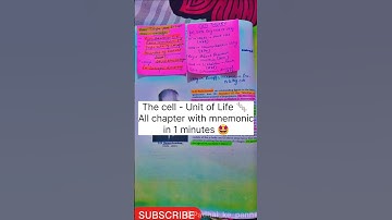 "The Cell Unit of Life  complete in 60 second 🧬 |  NEET 2026 Trick "🔥🤩  #shorts #padhai_ke_panne