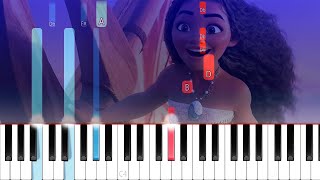 AuliI Cravalho - Were Back From Moana 2 (Piano Tutorial)