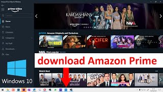 Amazon Prime Video App for Windows