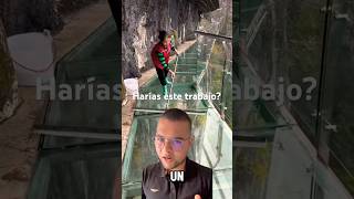 Este trabajo te paga por aterrar a los turistas #china #extremo