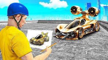 GTA 5 But Whatever Jeffy Draws Comes To Life Part 7!