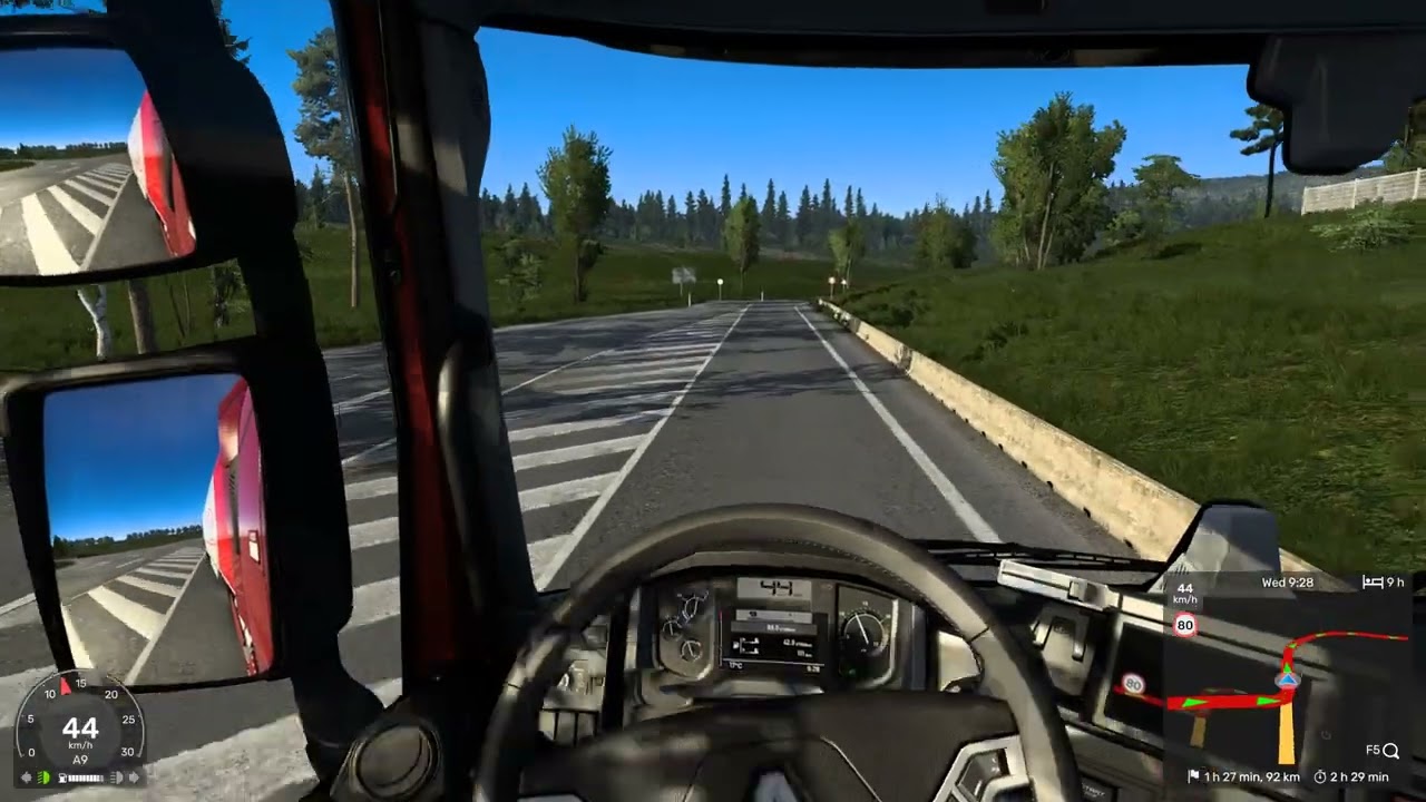 Euro Truck Simulator 2 Delivery empty pallets from Switzerland to the France (22 t) №14