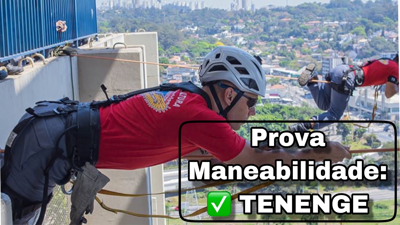 TENENGE: Ultima prova do Curso Salvamento em Altura do Corpo de Bombeiros de SP
