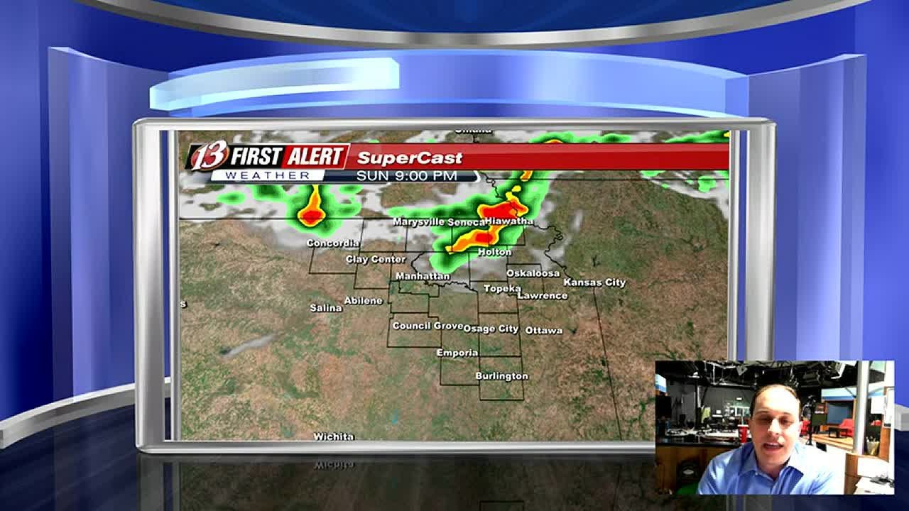Severe storms possible tonight - YouTube