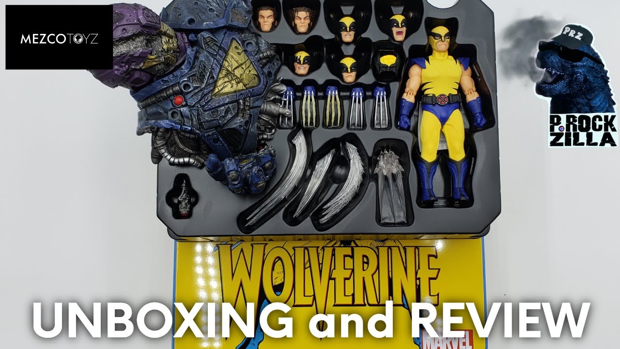MEZCO TOYZ Wolverine Deluxe Steel Box Edition | Marvel One