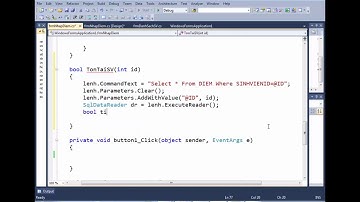 Tạo Form nhập liệu trong thêm sửa xóa trên C#