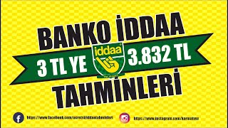 BANKO İDDAA MAC SONUCLARI 27.02.2020