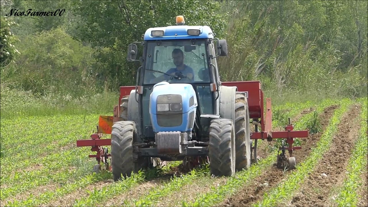 LANDINI REX 100GT + Sarchiatore GASPARDO 5 FILE | SARCHIATURA MAIS 🌽 2K21