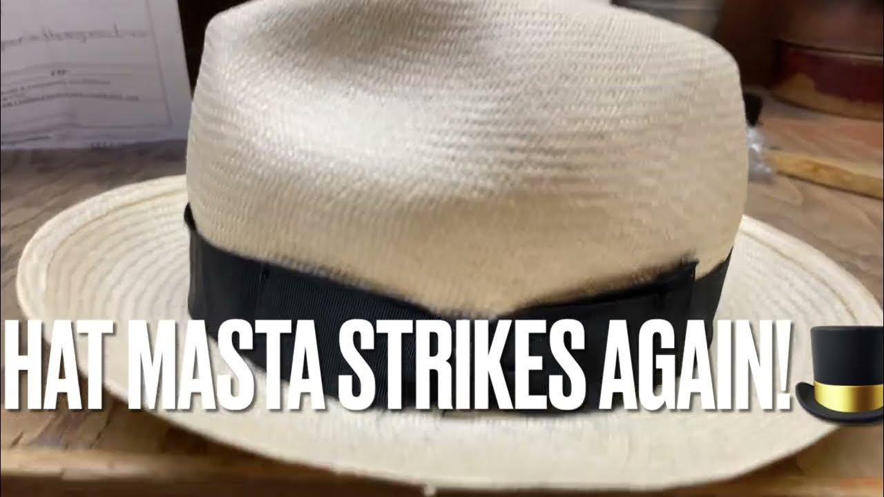 Make a Floppy Panama Hat look New Again! Steam, Stiffen & Reshape the