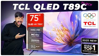 TCL T89C 75″ QLED UHD TV Unboxing &amp; Review 📦✨ Dolby Vision, Atmos &amp; 144 Hz – Epic Reveal!