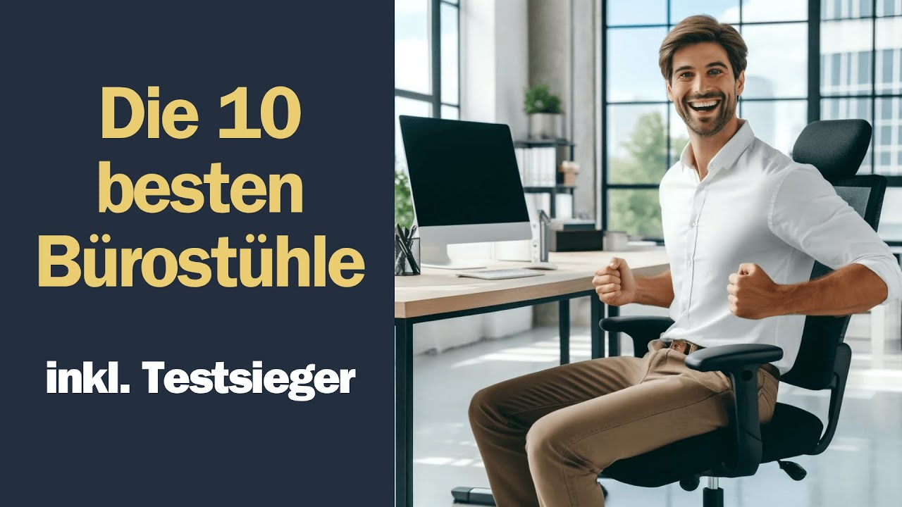 Die 10 besten ergonomischen Bürostühle im Test (inkl. Testsieger der Stiftung Warentest)
