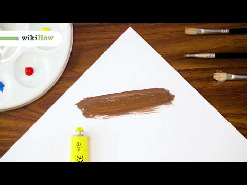 Video: Hur gör man en brunaktig färg?