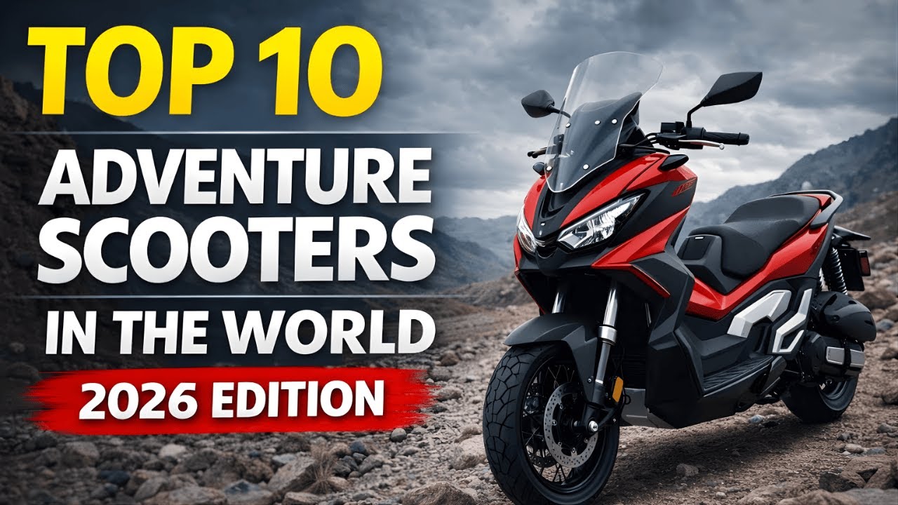 Top 10 Best Adventure Scooters in the World (2026 Edition) - YouTube