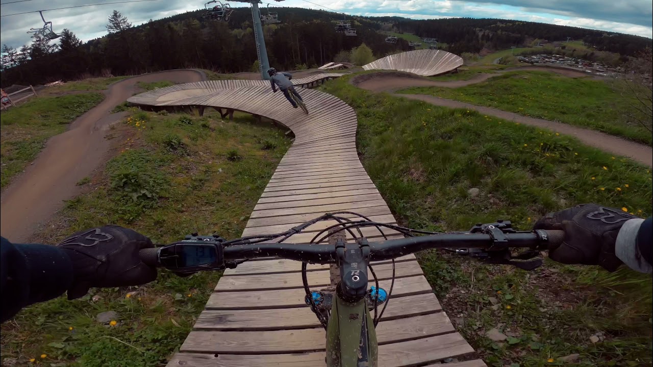 First time ever in Bikepark Winterberg Rookie on Raymon E- Seven Fullray