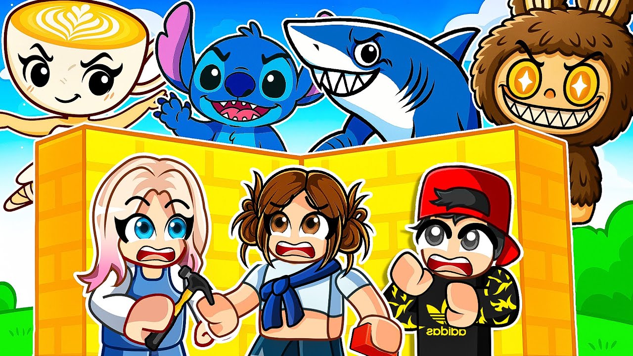 KÖTÜ CANAVARLARDAN KORUNMAK İÇİN İNŞA ET💥ROBLOX