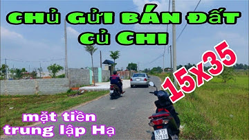 ms23, Nhà đất TMT Củ Chi giá rẻ, bán lô đất ngang | 15 x 35 sổ hồng.