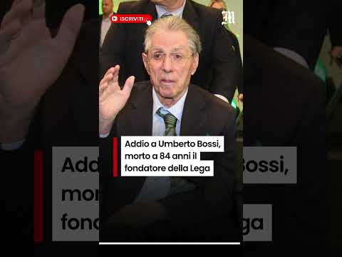 Video Addio al Senatur Umberto Bossi, morto a 84 anni il fondatore della Lega