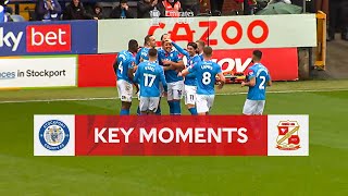 Stockport County v Swindon Town | Key Moments | First Round | Emirates FA Cup 2022-23