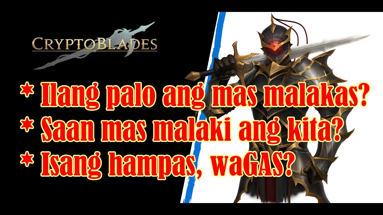 Isang Hampas waGAS! CryptoBlades Stamina Use Saan Mas Malaki ang Earnings at Saan Mas Makakatipid?