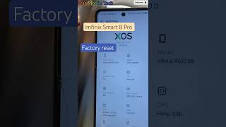 How to Hard Reset Infinix smart 8 X6525 (Step-by-Step) x6525 factory reset #viralvideo #shorts