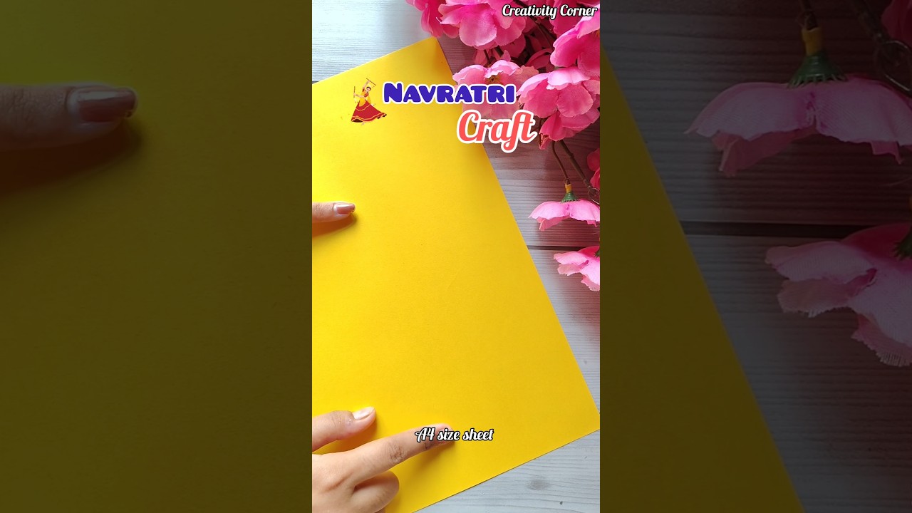 Easy Navratri Craft Ideas🌸 Creativity Corner 